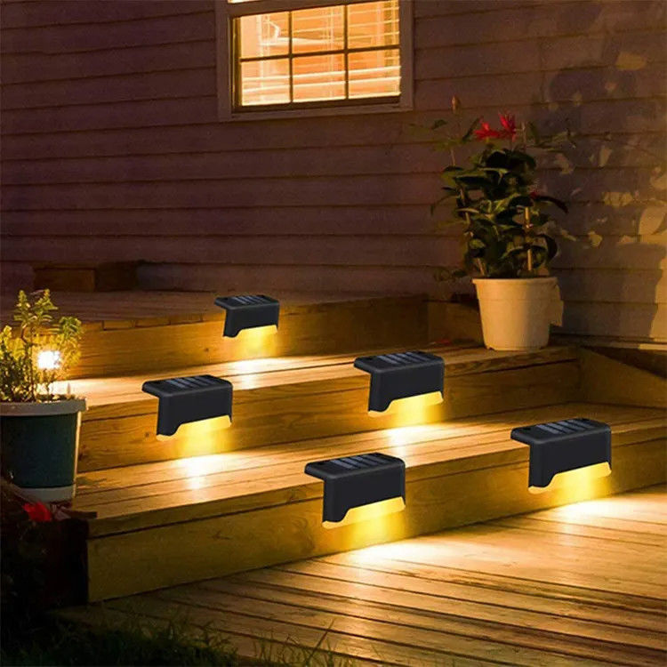 300lm Flux luminoso di terrazza solare di gradino di scalinata di ringhiera luci per l'illuminazione del giardino esterno