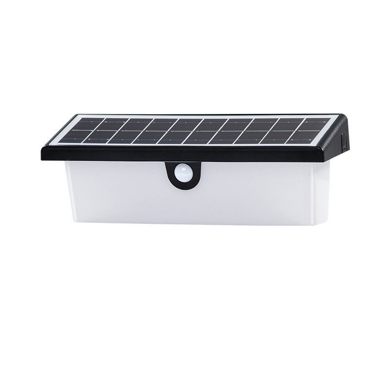 Lampada a parete solare impermeabile all'aria aperta a LED sensore di movimento Lampada decorativa per il muro del giardino