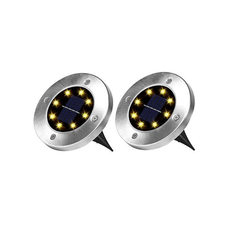 Lampada solare per prato per cortile esterno Decorazione sepolta Luci notturne ad alto flusso luminoso