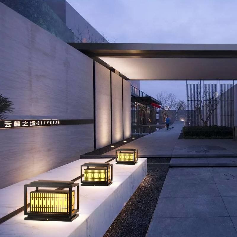 Illuminazione di recinzioni da giardino all'aperto con 80 CRI e 3500K temperatura di colore bianco caldo