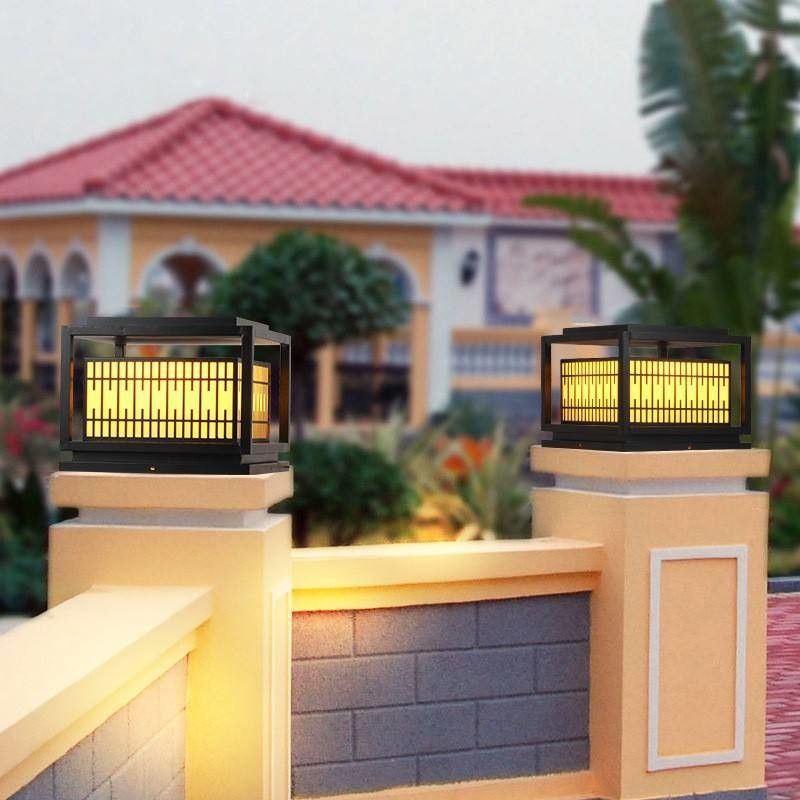 Illuminazione di recinzioni da giardino all'aperto con 80 CRI e 3500K temperatura di colore bianco caldo