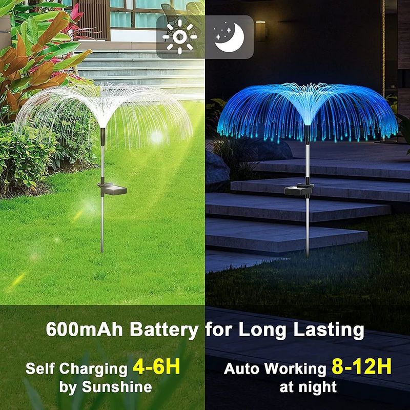 Atmosfera luci decorative per l' area impermeabile della villa LED Fibra ottica Meduse