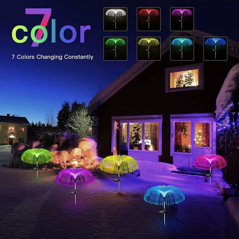 Atmosfera luci decorative per l' area impermeabile della villa LED Fibra ottica Meduse