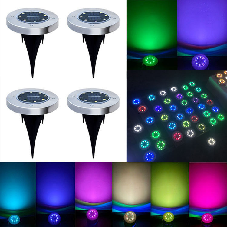 Giardino esterno illuminazione solare a LED per paesaggio fonte di luce a LED per prato esterno