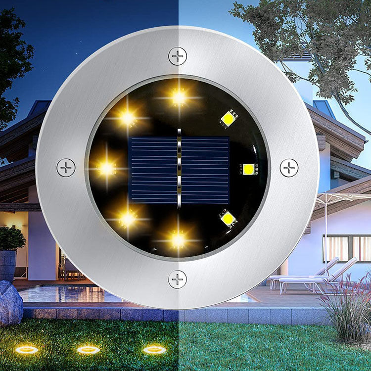 Giardino esterno illuminazione solare a LED per paesaggio fonte di luce a LED per prato esterno