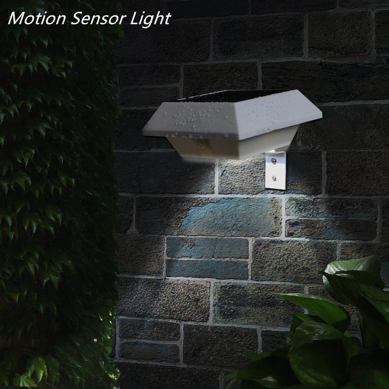 Lampade a LED a scarico solare per corridoio del patio del giardino 12 LED Lampade a parete impermeabili esterne
