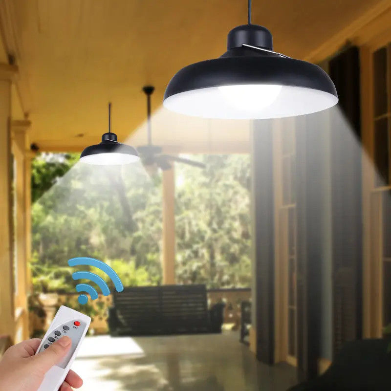 Lampada da giardino solare con batteria ad alta capacità e lampada LED bianca calda e fredda