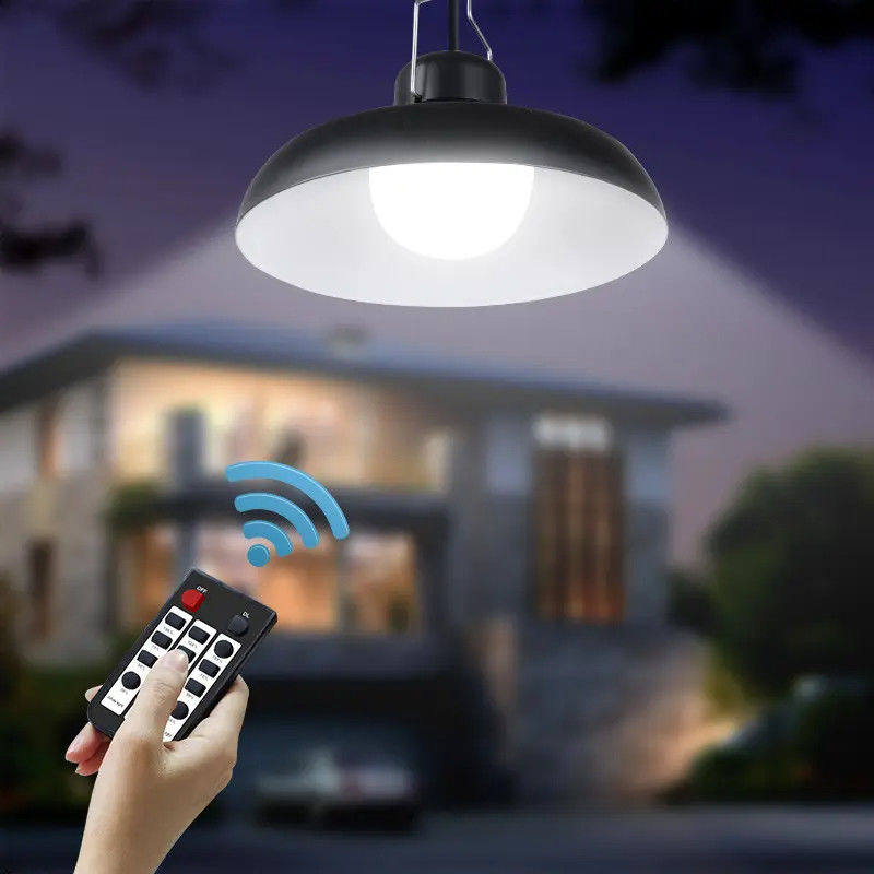 270° angolo di raggio lampadario solare temperatura del colore CCT 6000K-7000K lampada appesa telecomando