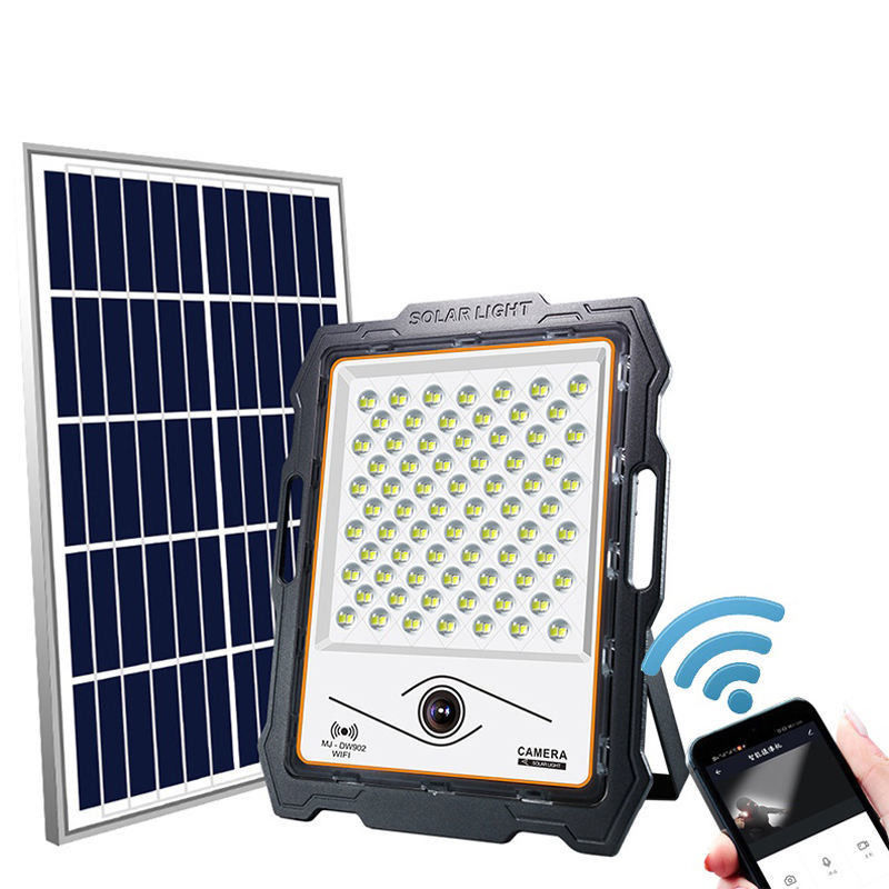 120° angolo di raggio 100 200 300 400watt Luce solare con telecamera Cctv Lampade a LED in alluminio