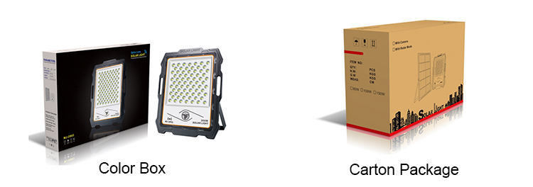 Lumen per giardino all'aperto Ip65 Sensore di movimento di sicurezza a LED luce solare 300W