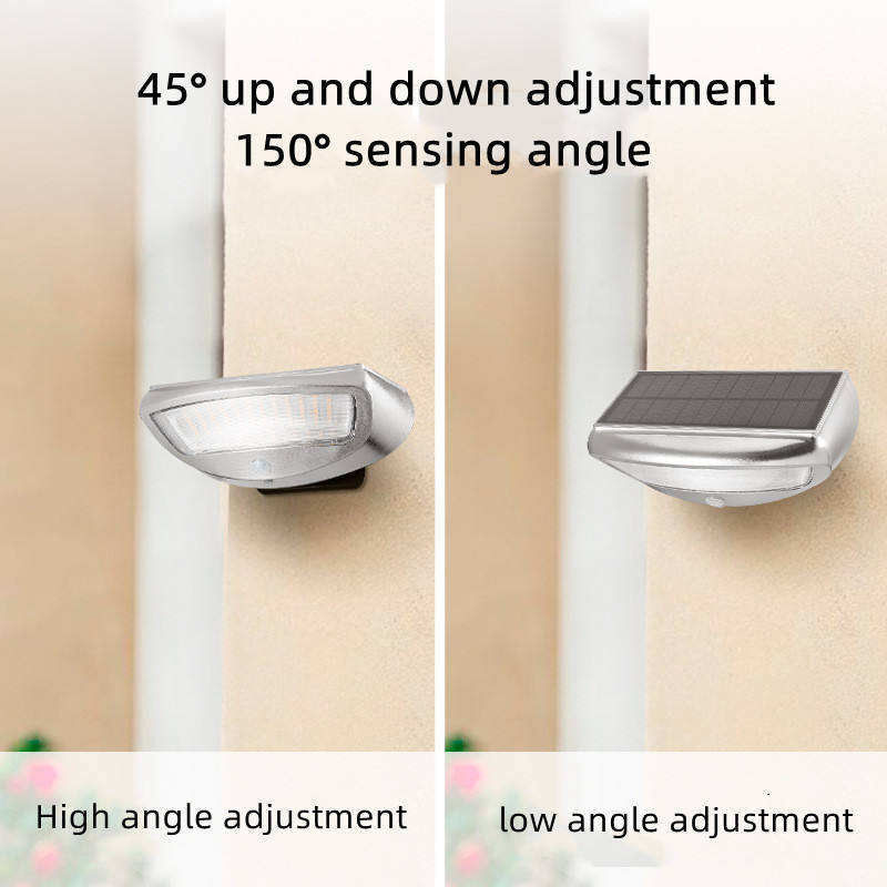Moderna luce a sensore di movimento solare LED luce solare a parete con indice di riproduzione del colore Ra 85