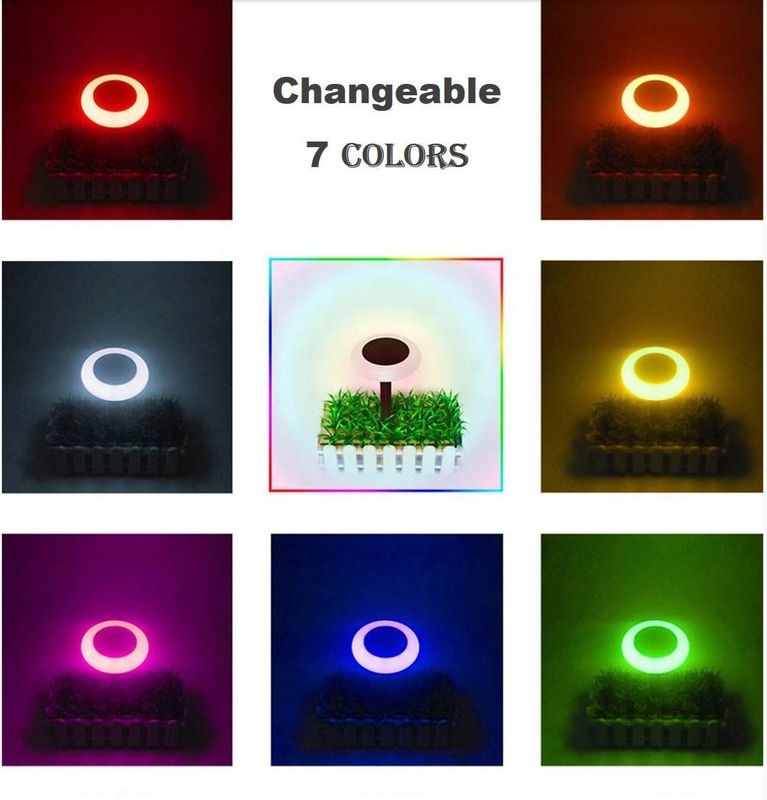 10000 ore di lavoro L'illuminazione solare RGB per il giardino esterno