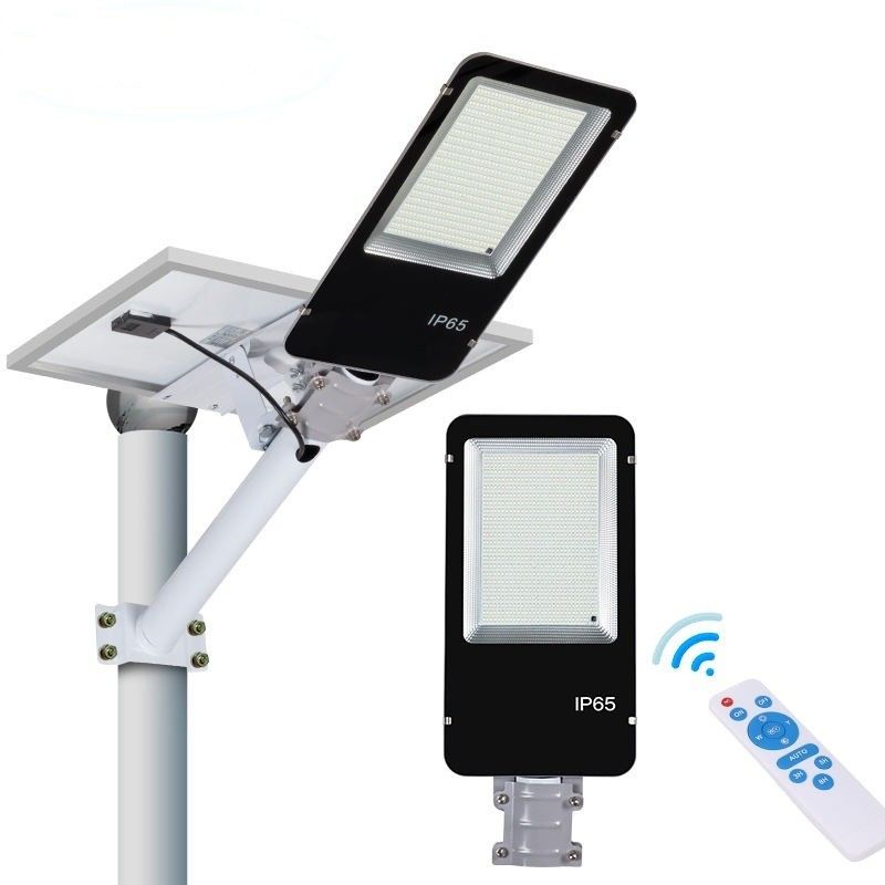 80 Ra 50w 100w 150w Lampada stradale all'aperto integrata All In One Led Solar Street Light impermeabile