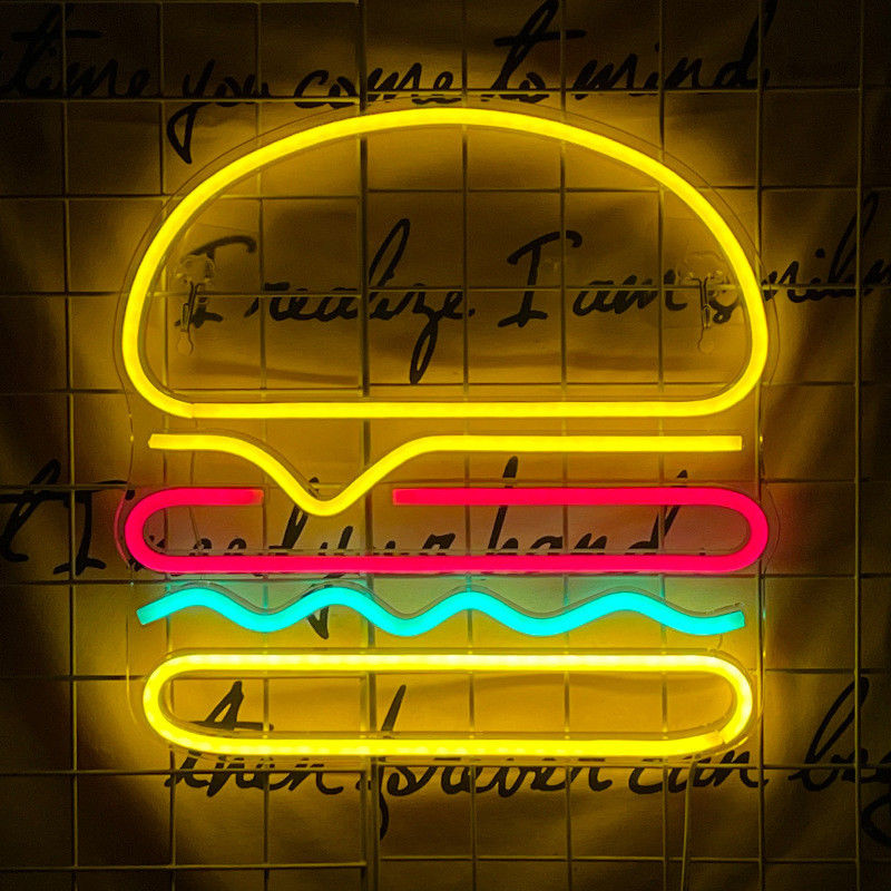 Neon Sign USB Switch Control Lampada acrilica per sala da pranzo Restaurante Decorazione per eventi di festa
