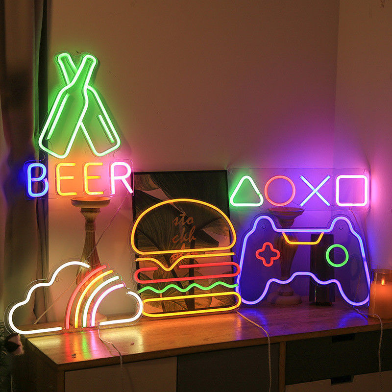 Neon Sign USB Switch Control Lampada acrilica per sala da pranzo Restaurante Decorazione per eventi di festa