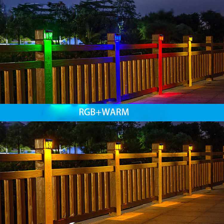 Giardino solare esterno lusso potente montaggio decorazione recinzione muro paesaggio casa lampada luci per hotel