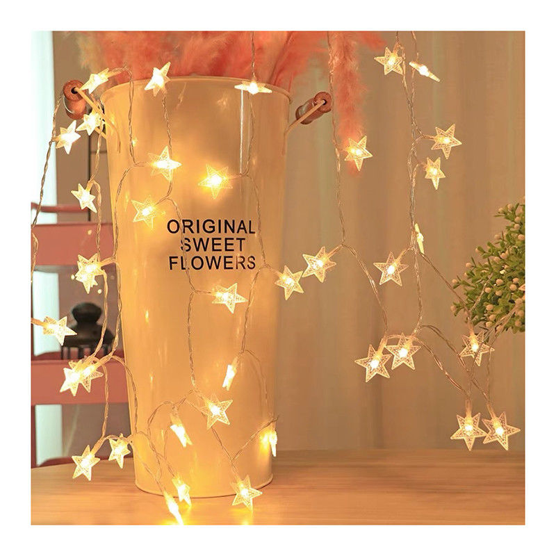 Decorazioni natalizie 1 kg Batteria azionata luce stellare corde Fairy luci per festive