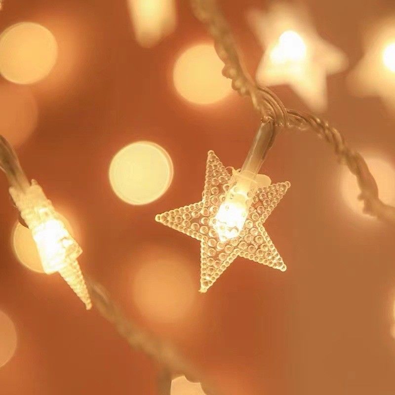 Decorazioni natalizie 1 kg Batteria azionata luce stellare corde Fairy luci per festive