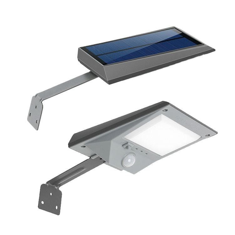 Lampada a parete solare ricaricabile Super luminosa LED Outdoor Sensore di movimento moderno impermeabile