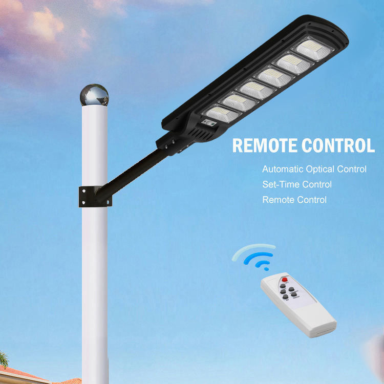 Batteria 3.2V/16000MAH 100lm/w 100w 200w 300w Lampada solare con telecomando