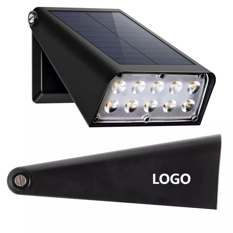 Super luminose luci solari a parete per giardini impermeabili e duraturi per la protezione del cortile