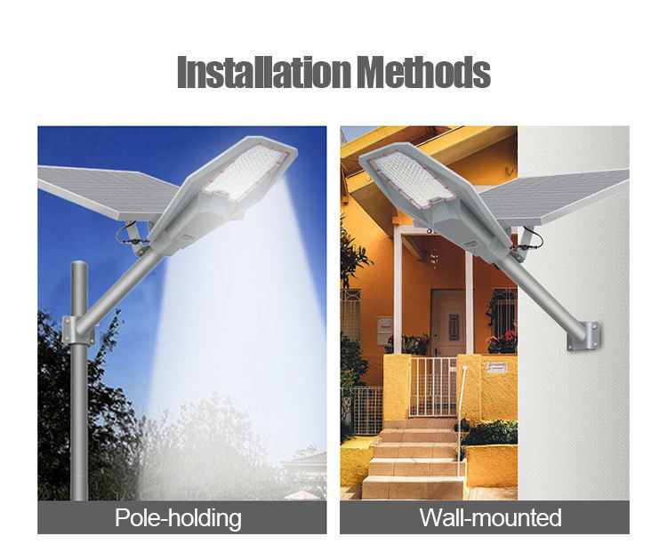 Servizio di soluzioni di illuminazione 100W 300W 400W luce solare per strade esterne impermeabile