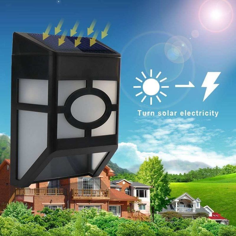 Lampada Efficienza luminosa lm/w 90 luce solare wireless esterna per il muro portico giardino