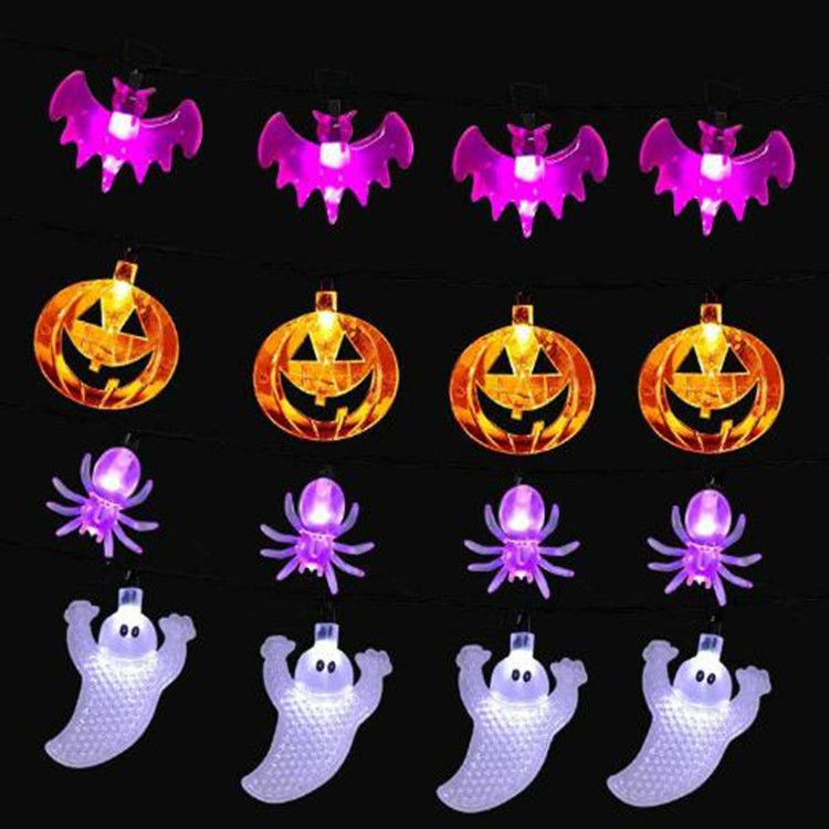 Decorazione di Halloween Luci a corda con batteria Stile moda 10000 ore di lavoro