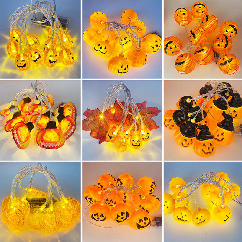 Decorazione di Halloween Luci a corda con batteria Stile moda 10000 ore di lavoro