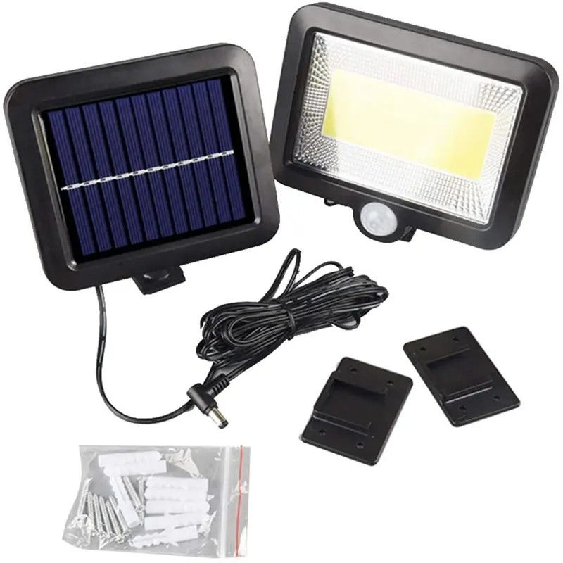 Lampada di emergenza per campeggio solare ricaricabile portatile per esterni di grado IP65 e materiale ABS