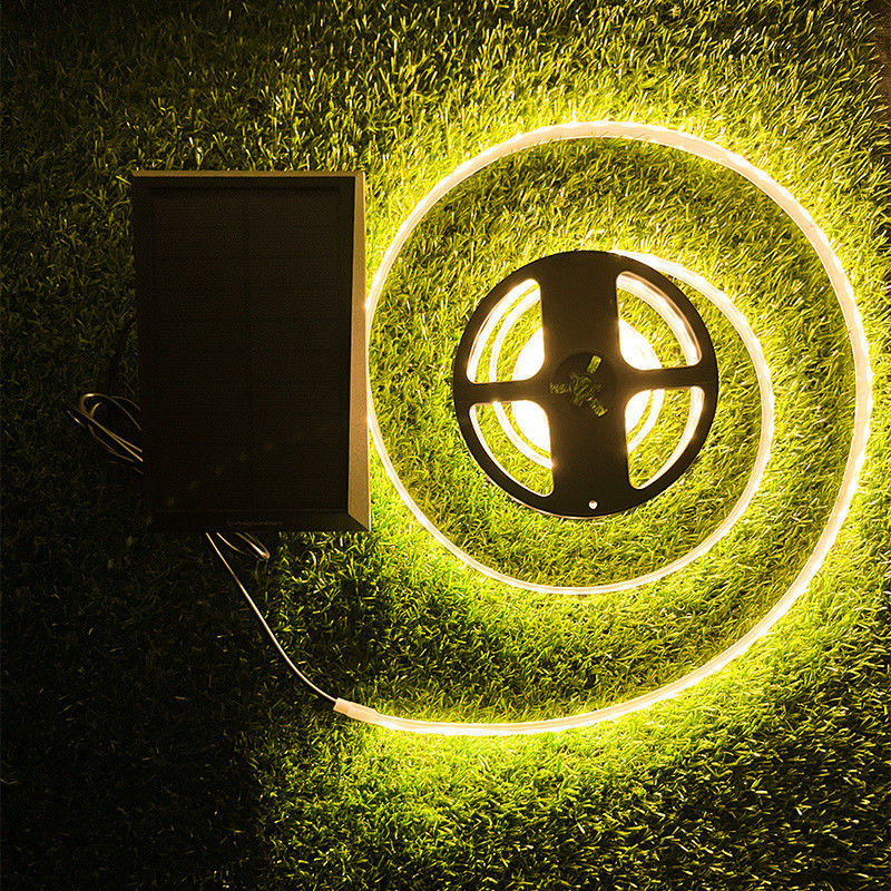 Flessibile luce a strisce solare per la decorazione domestica matrimonio Natale 2835 LED impermeabile IP65