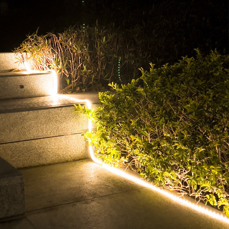 Flessibile luce a strisce solare per la decorazione domestica matrimonio Natale 2835 LED impermeabile IP65