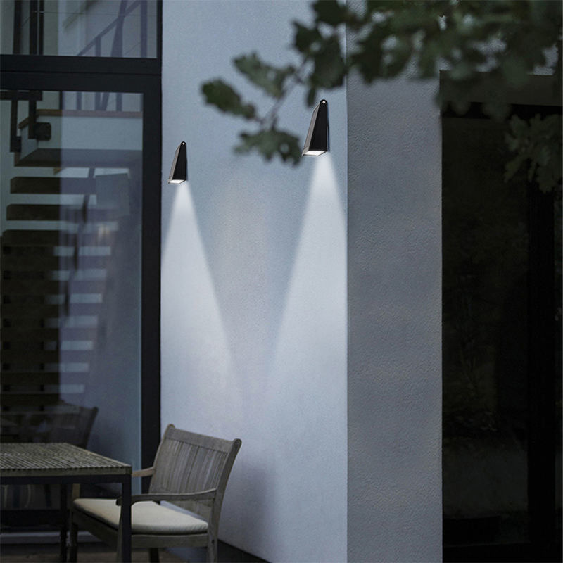 Super luminosa luce solare per pareti di giardino per i giardini Garage impermeabile sicurezza esterna