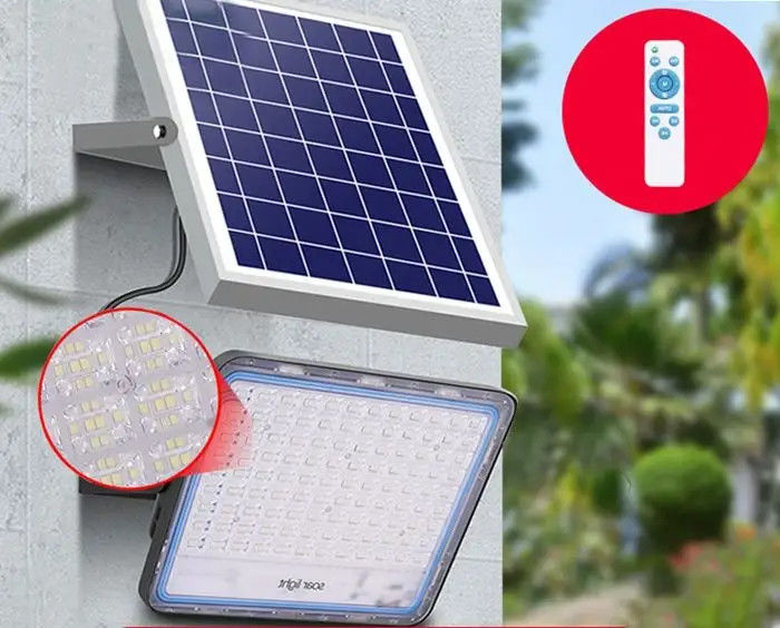 2- Corpo di lampadina in alluminio resistente luce solare di alluvione con alta luminosità e IP65 impermeabile