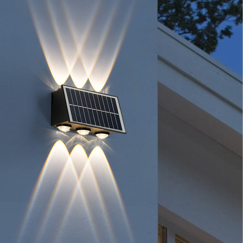 Moderna luce solare per il parete impermeabile per la decorazione del giardino per la casa luce notturna LED esterno