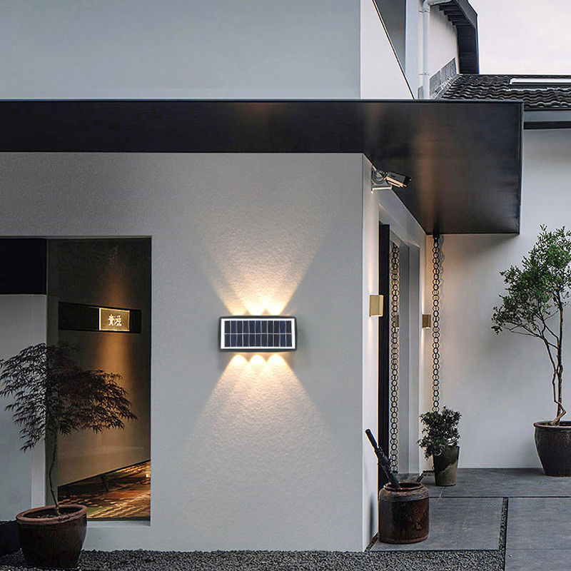 Moderna luce solare per il parete impermeabile per la decorazione del giardino per la casa luce notturna LED esterno