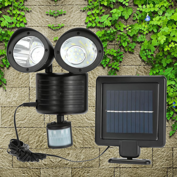 50000 ore di vita 22LED Sensore del corpo umano luce solare di sicurezza per percorso esterno