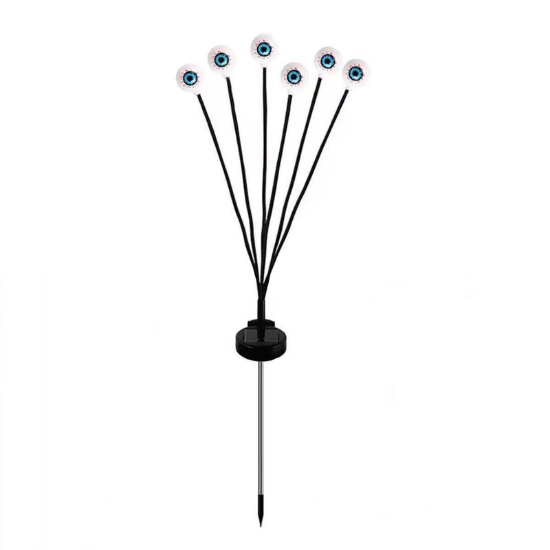Glow giardino all'aperto LED luce solare bulbo oculare per Halloween corda decorativa di Natale