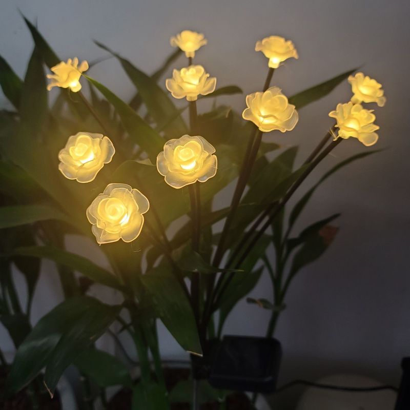 Lampada a luci solari a prova d'acqua per giardino