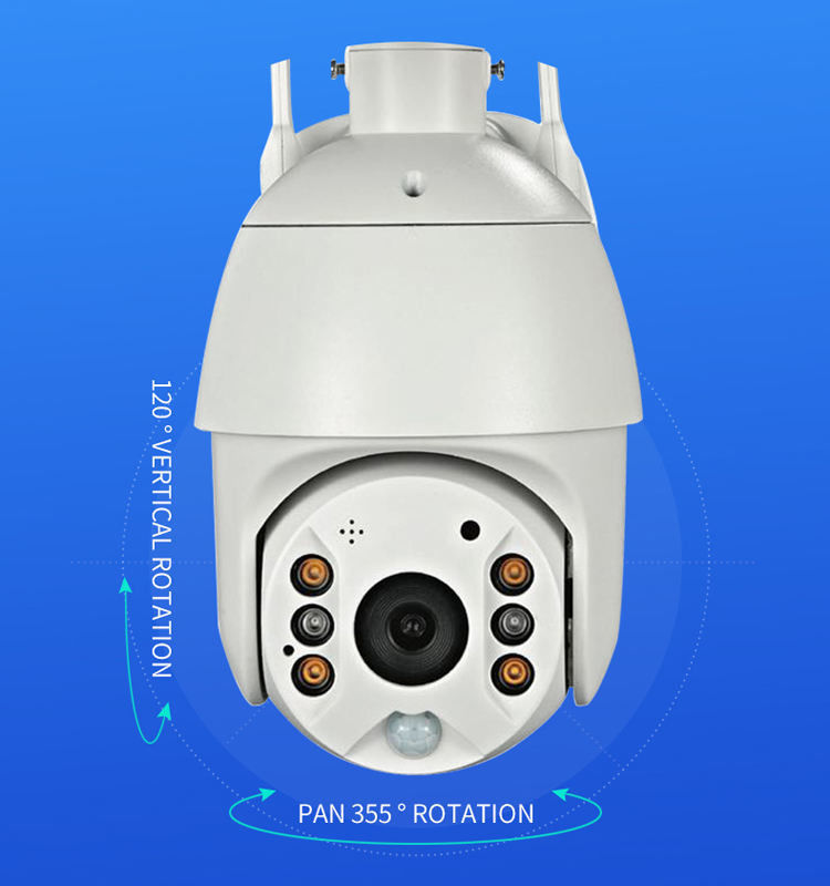 Modalità di alimentazione della rete WiFi/4G Luce solare con telecamera per illuminazione esterna