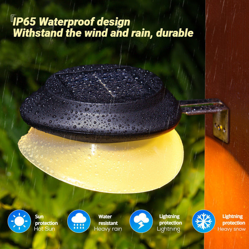Lampada di recinzione a LED a energia solare impermeabile 100lm/w ABS PC Garden Light per cortile
