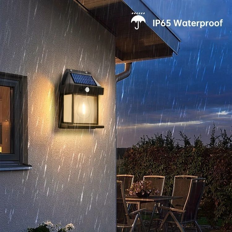 Servizio di illuminazione per giardini luce solare LED a muro con temperatura di colore di 6000K CCT