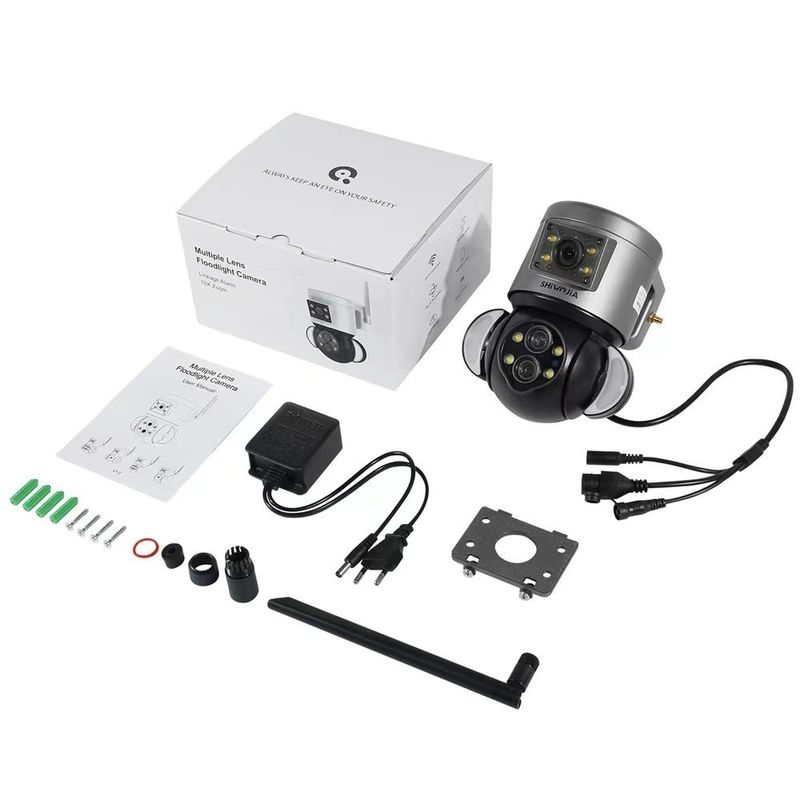 4 Mega Pixel Wireless Speed Dome Security Camera con lenti multiple e cloud storage
