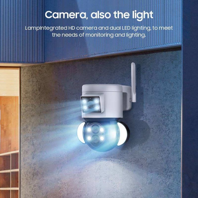4 Mega Pixel Wireless Speed Dome Security Camera con lenti multiple e cloud storage