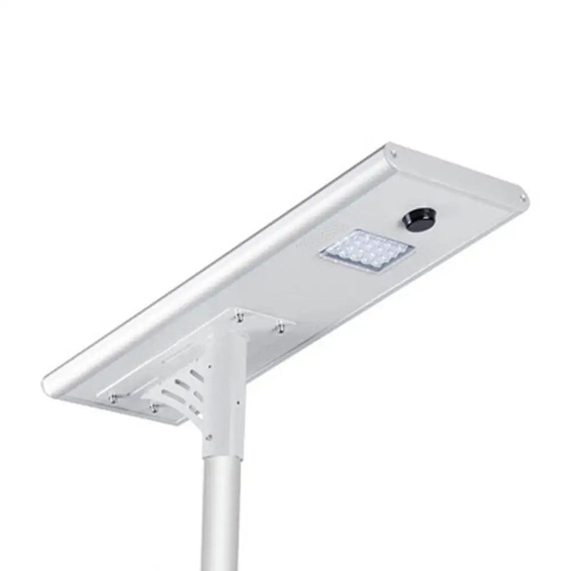 30W 40W 120W All In One IP65 batteria al litio alimentata da auto-pulizia luce solare