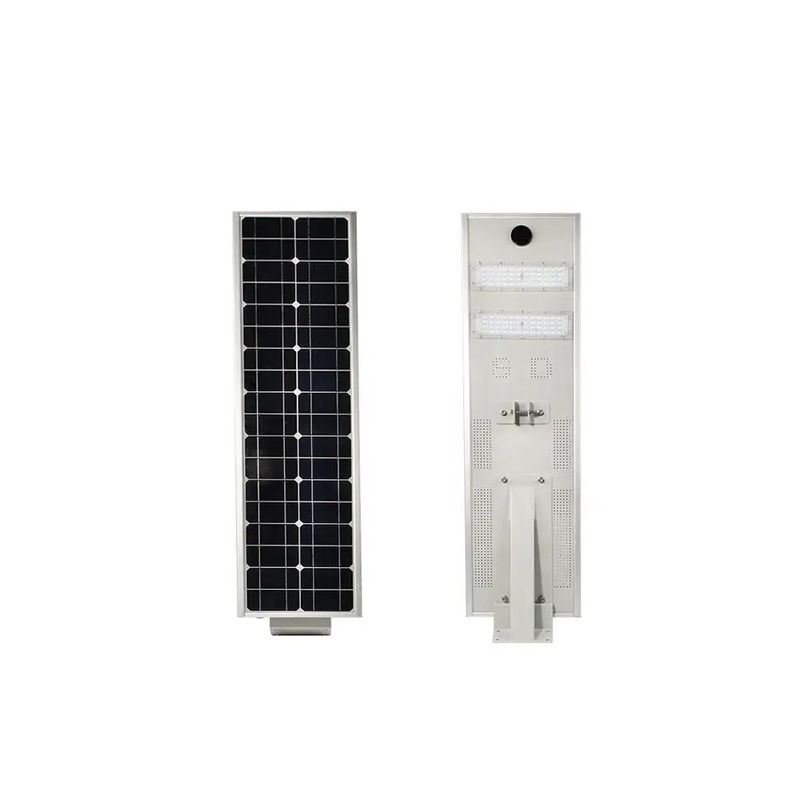 30W 40W 120W All In One IP65 batteria al litio alimentata da auto-pulizia luce solare