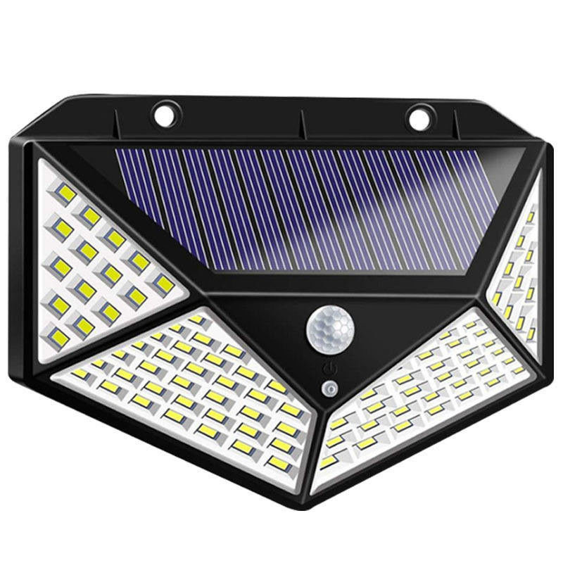 Lampada da giardino a terra Sensore di luce solare a parete Lampada a inondazione a LED con efficienza luminosa di 65lm/w