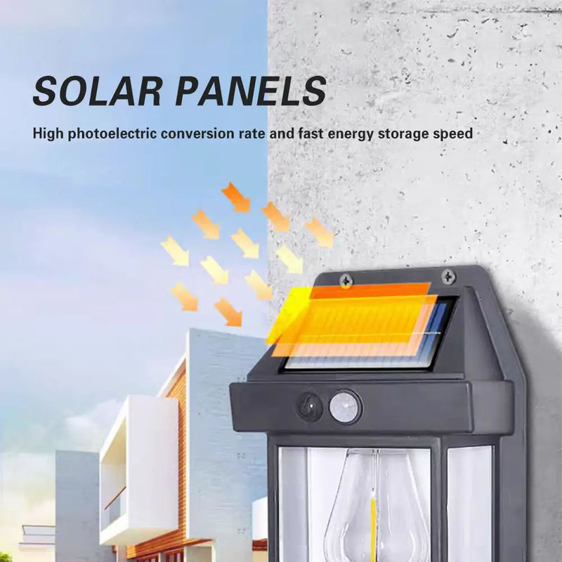 Lampada a LED solare con sensore di movimento Lampade a parete Ip65 impermeabile