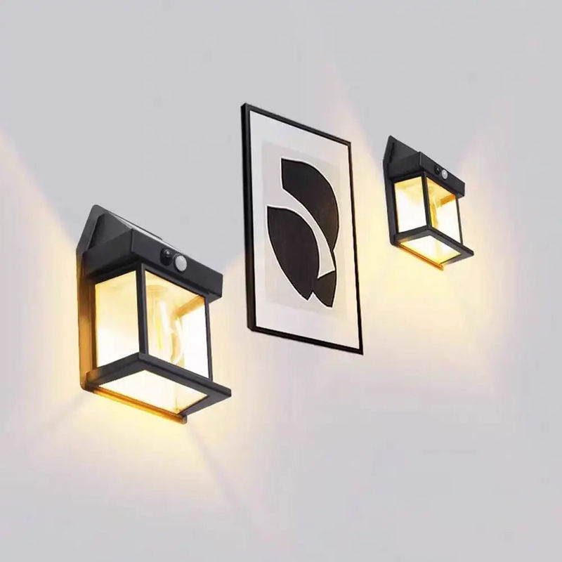 Lampada a LED solare con sensore di movimento Lampade a parete Ip65 impermeabile