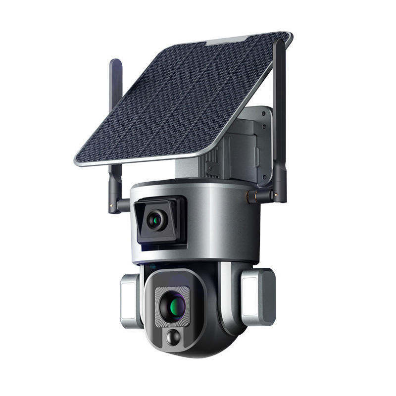 10x Zoom 4.0MP Wifi Dome CCTV Network Ipsy Batteria solare Backup Camera di sorveglianza 4g